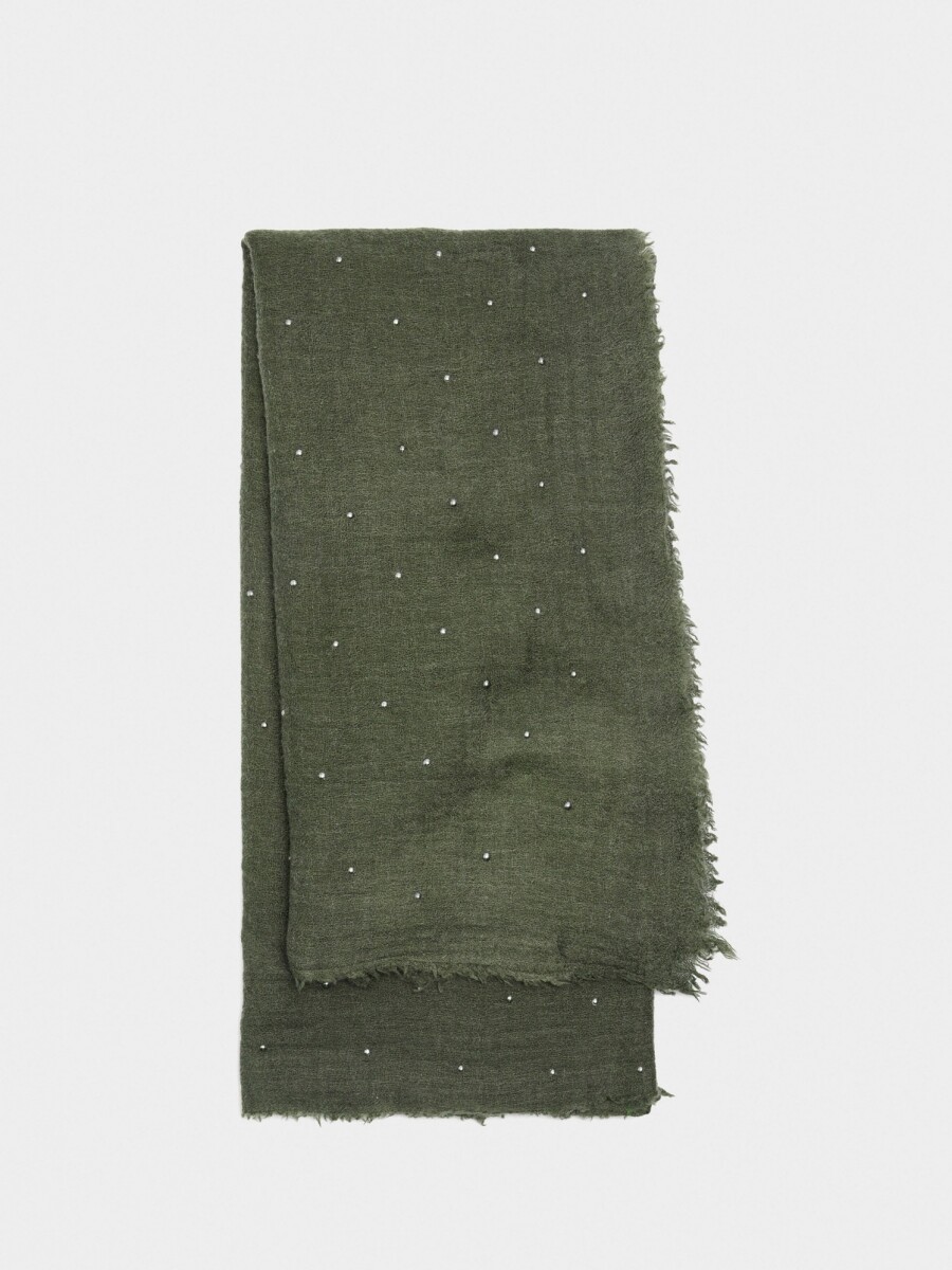 Pañuelo De Ceremonia Con Strass gris