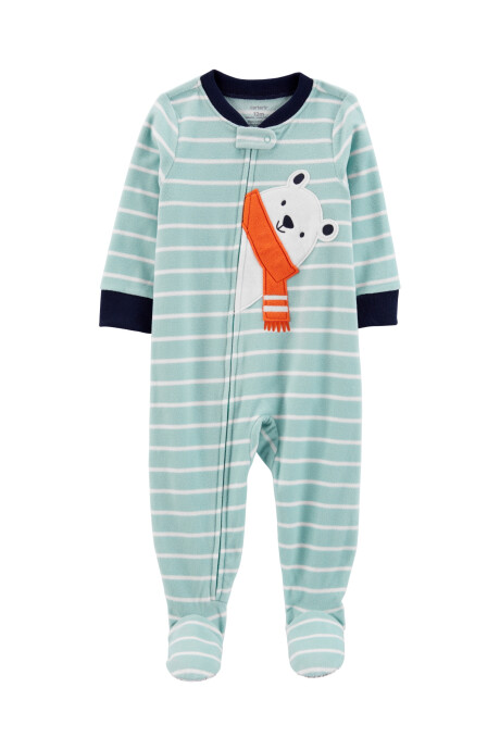 Pijama con Pie Oso Polar Micropolar 0