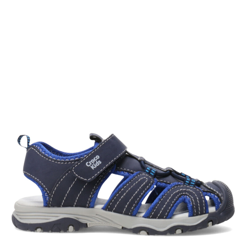 Sandalias de Niño Croco Kids Crotzy Semi Cerrada Azul Marino