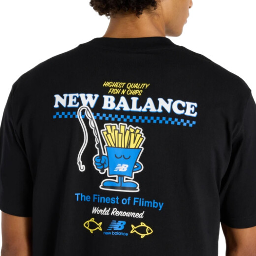Remera New Balance French Fries - Negro Remera New Balance French Fries - Negro