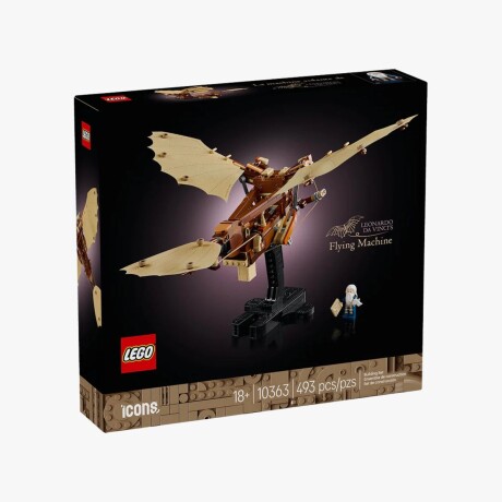 JUEGO DE MESA LEGO® ICONS MAQUINA VOLADORA DE LEONARDO DA VINCI Negro - UNICO