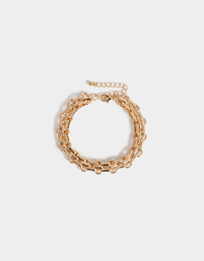Pulseras Flexibles De metal Pulsera Flexible De Metal - Dorado