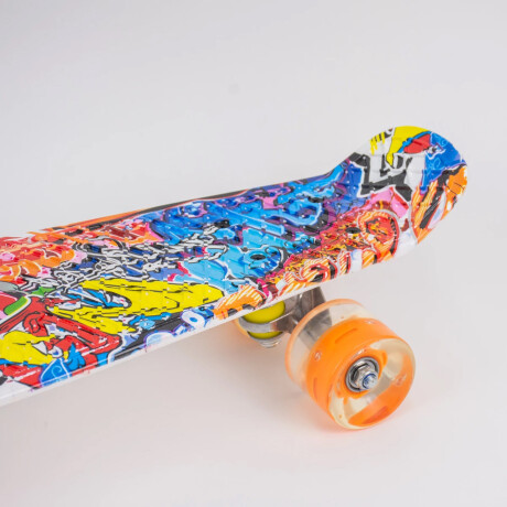 Skate Patineta Penny 55 Cm Con Diseño Grafitti