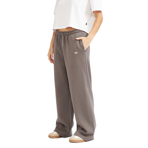 Pantalon Roxy Jogger Ancho - Gris Pantalon Roxy Jogger Ancho - Gris