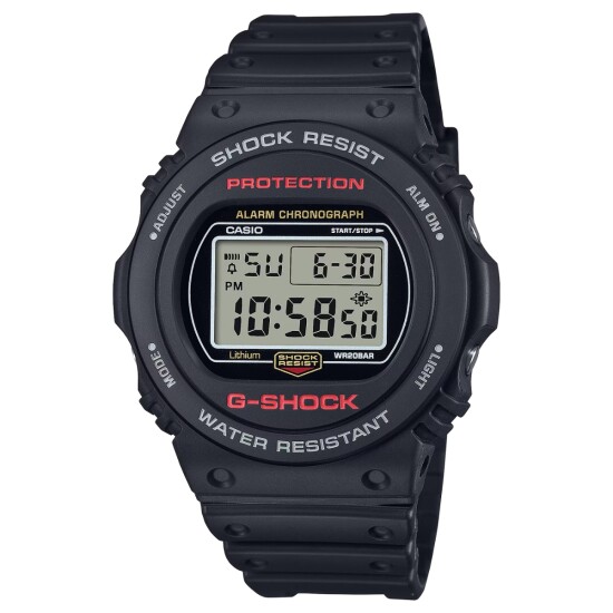 Reloj CASIO G-SHOCK DW5750UE-1DR Resina Negro Esfera 45mm 0