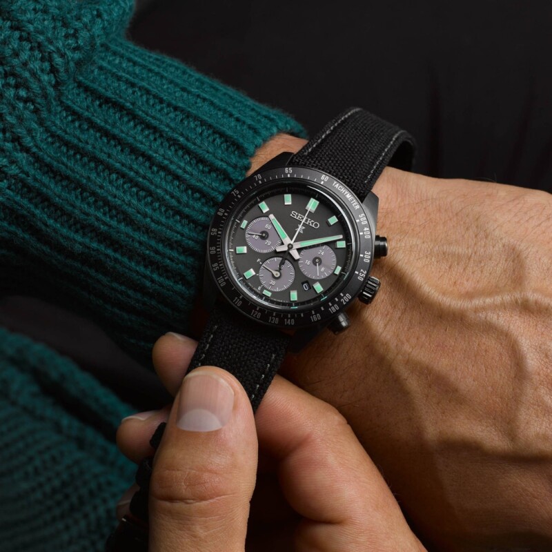 Reloj Seiko Prospex Speedtimer Solar Chronograph SSC923P1 para Hombre con Correa de Nylon Reloj Seiko Prospex Speedtimer Solar Chronograph Ssc923p1 Para Hombre Con Correa De Nylon