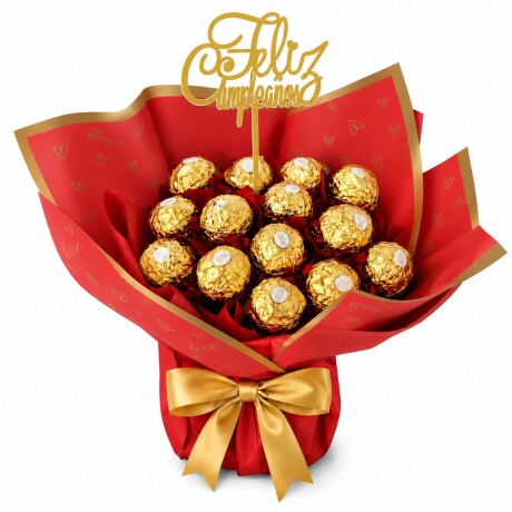 Ramo de Ferrero Rocher para Cumpleaños Ramo de Ferrero Rocher para Cumpleaños