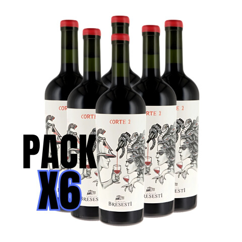 Pack vinos blend Bresesti corte 2 x 6 Botellas 750cc Pack vinos blend Bresesti corte 2 x 6 Botellas 750cc