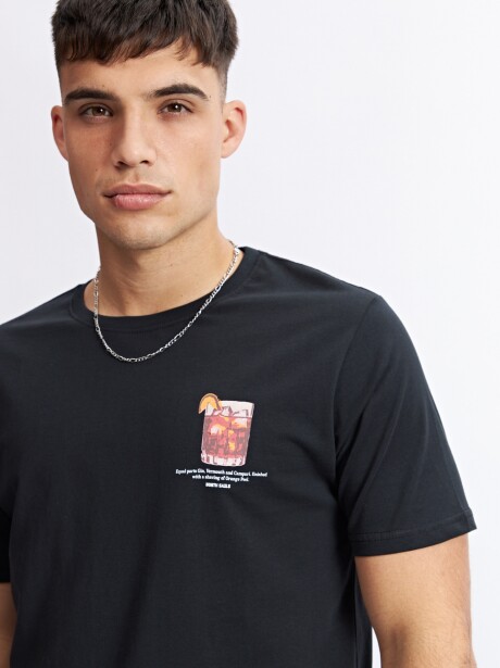 REMERA NEGRONI NEGRO