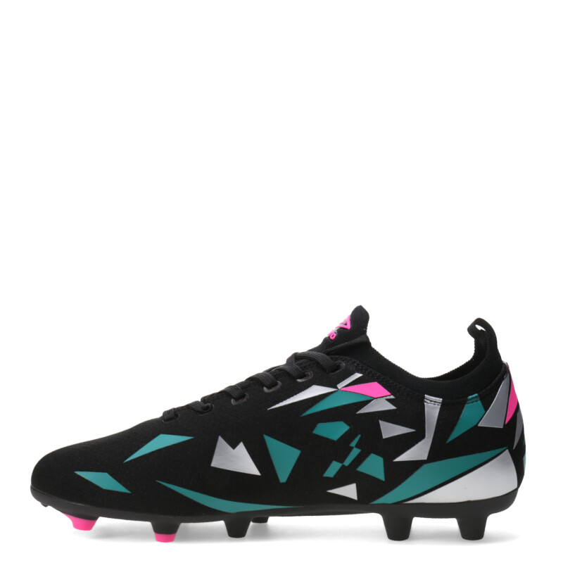 Championes de Hombre Umbro Negro - Fucsia - Celeste