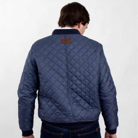 Campera Bomber Aviador Azul