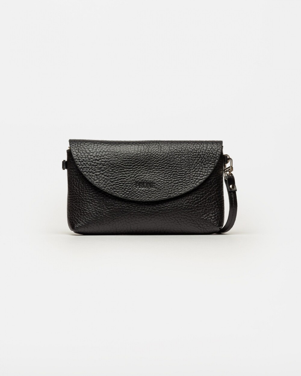 Mini bag Viena en cuero graneado Negro