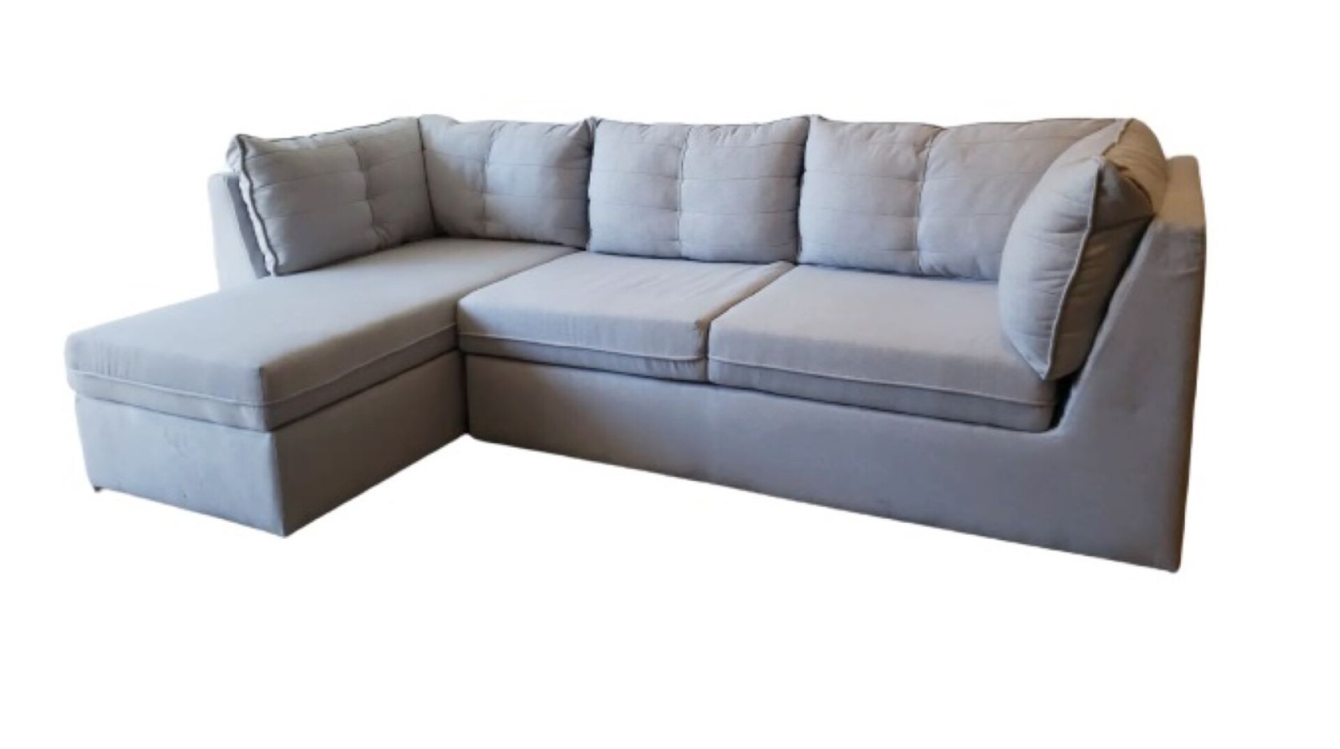 Sofa con Chaise Longue SOFT Gris 