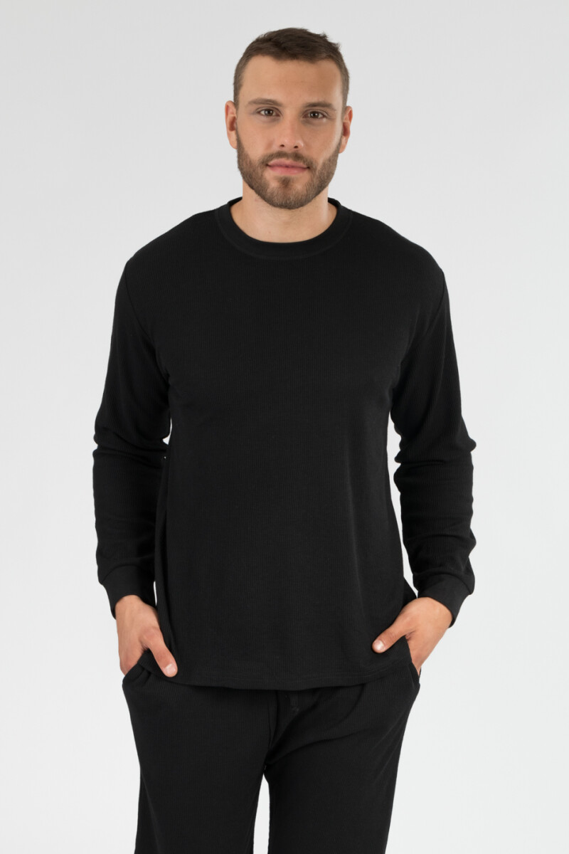 REMERA WAFF - NEGRO 
