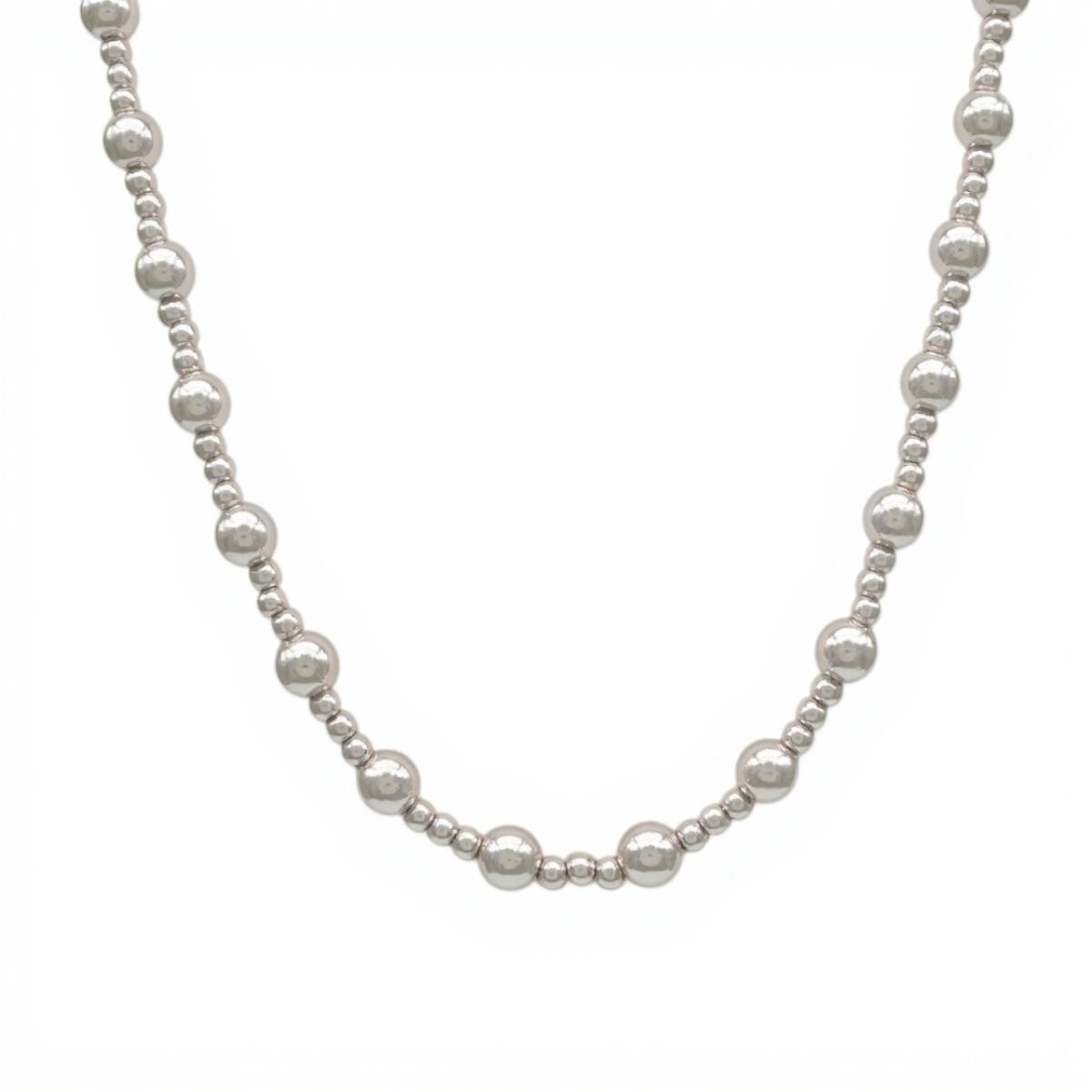 Cadena Bolitas-Plata 925-Sin Piedra-CD3154 - sinpiedra 