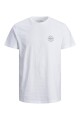 Polera Shark Mini Logo White