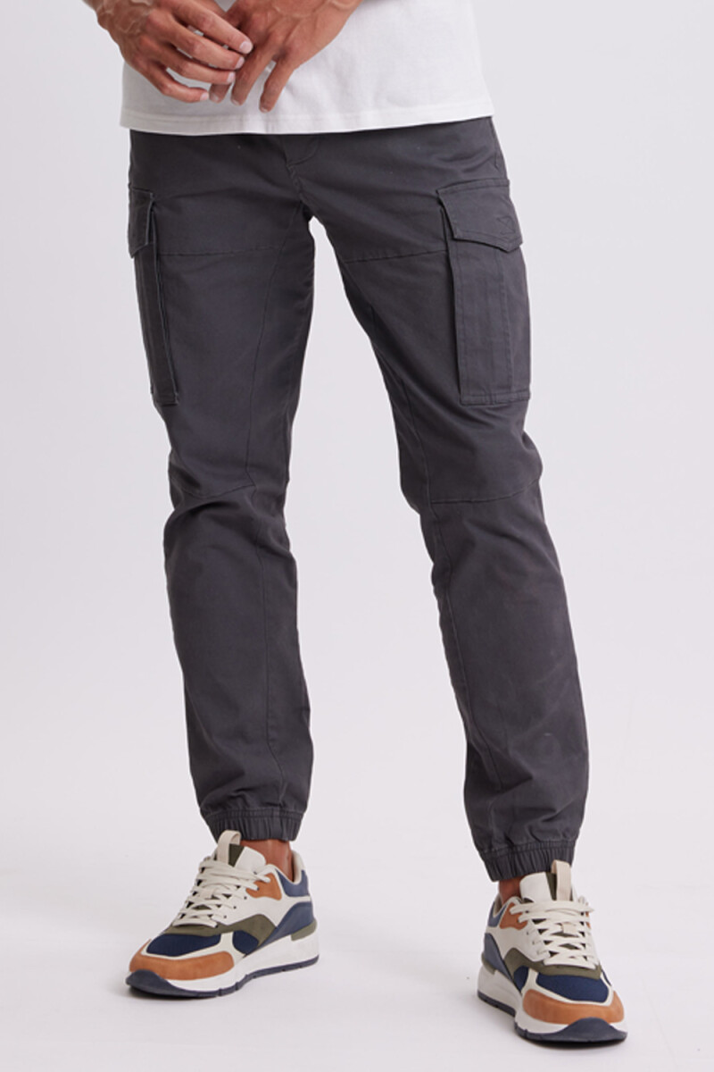 Pantalón cargo jogger Gris Oscuro