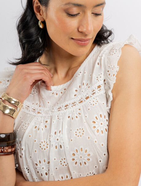 Blusa broderie Cira Blusa broderie Cira