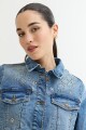 Chaqueta con apliques JEAN MEDIO