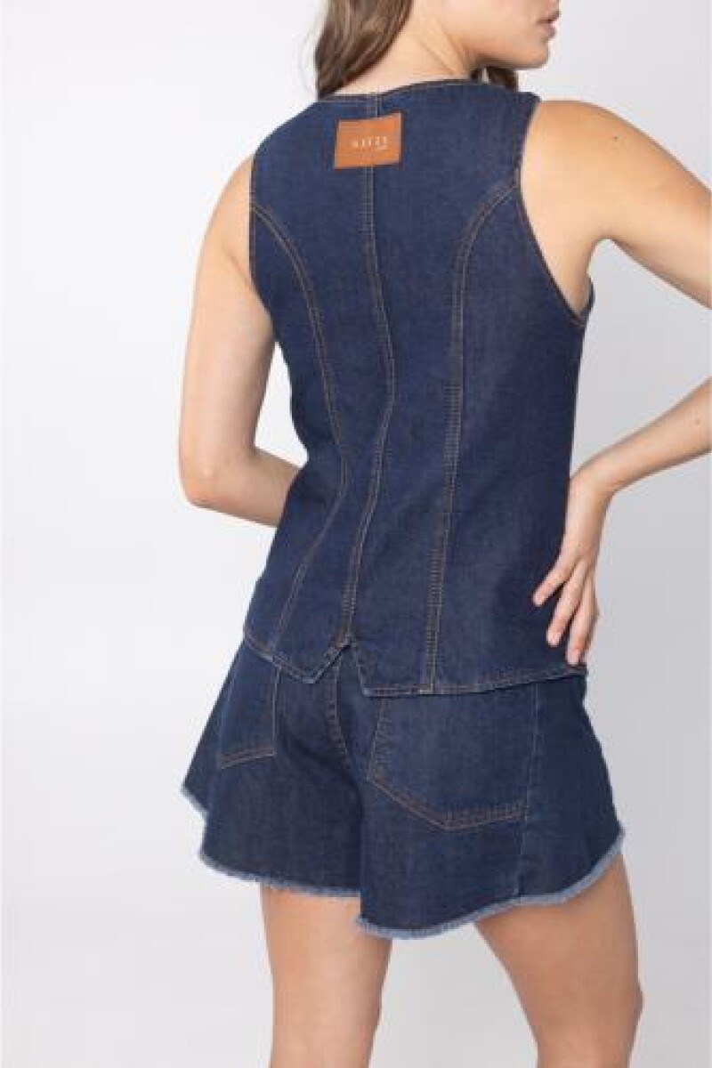 SHORT WIDE XL Azul Oscuro