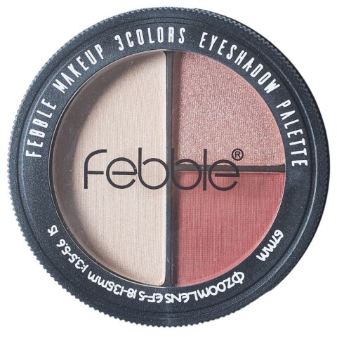 FEBBLE Set de 3 Sombras Matte y Satinadas Nude 4 Modelos Febble Set De 3 Sombras Matte Y Satinadas Nude 4 Modelos