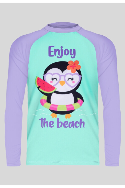 REMERA FILTRO UV50+ LILA