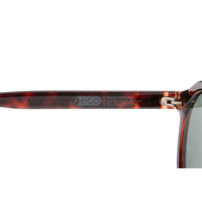 Lentes de Sol Unisex ecológicas redondas Marrón