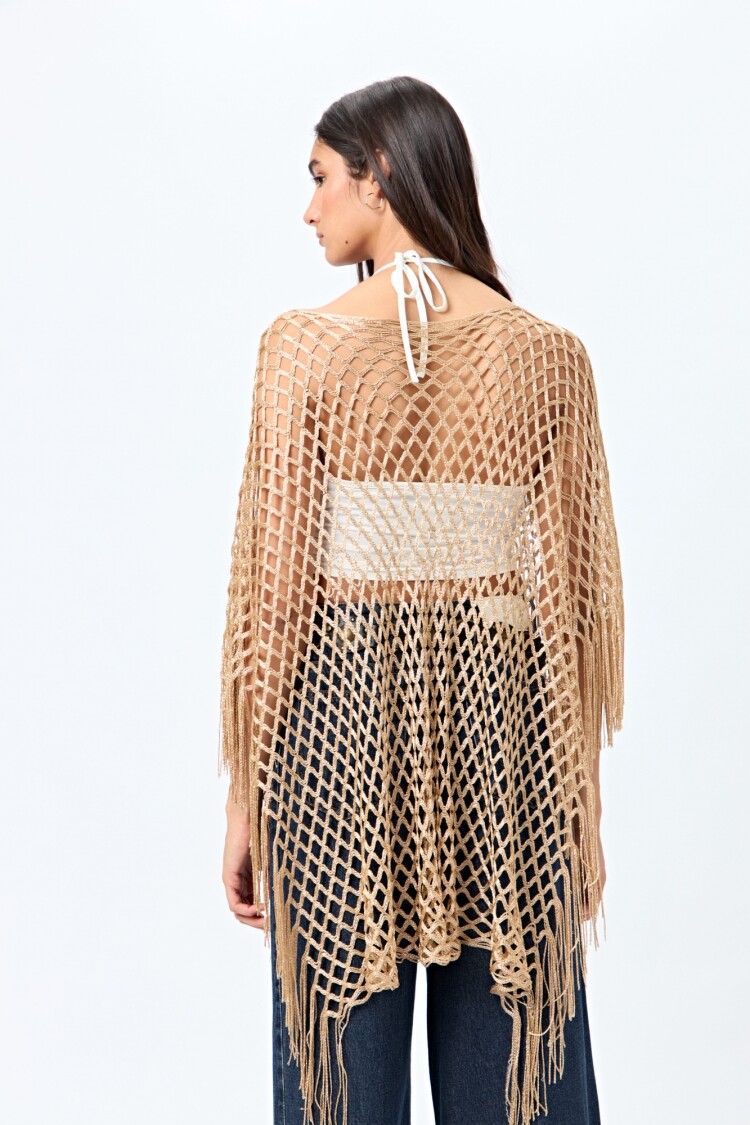 PONCHO DUMONT Beige