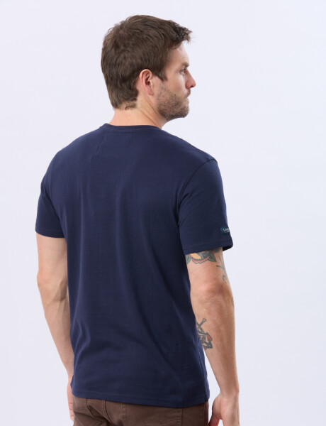 REMERA BÁSICA DE ALGODÓN Azul