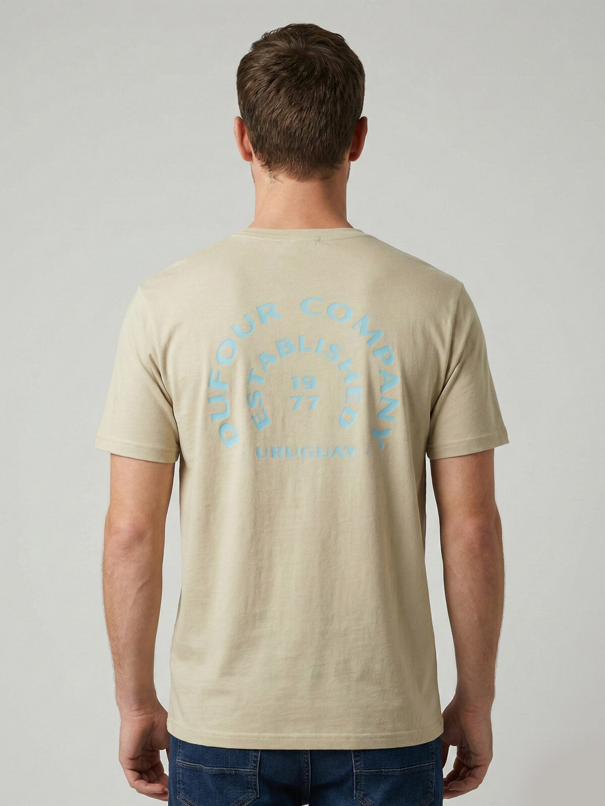 T-SHIRT DUFOUR COMPANY CEMENTO