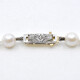 Collar De Perlas De 6.5 Mm Con Broche en Oro 18 K Y Diamante Collar De Perlas De 6.5 Mm Con Broche en Oro 18 K Y Diamante