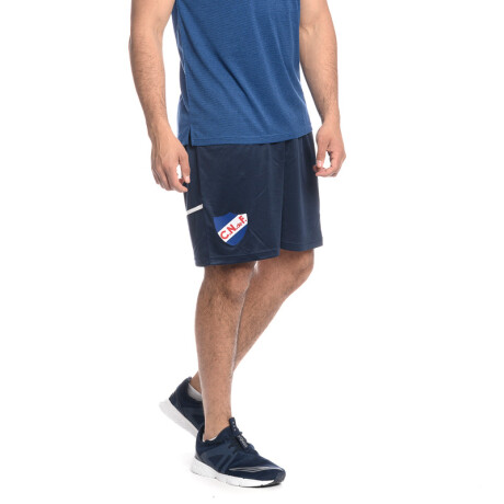 SHORT FTBL Nacional Hombre Azul Marino, Blanco