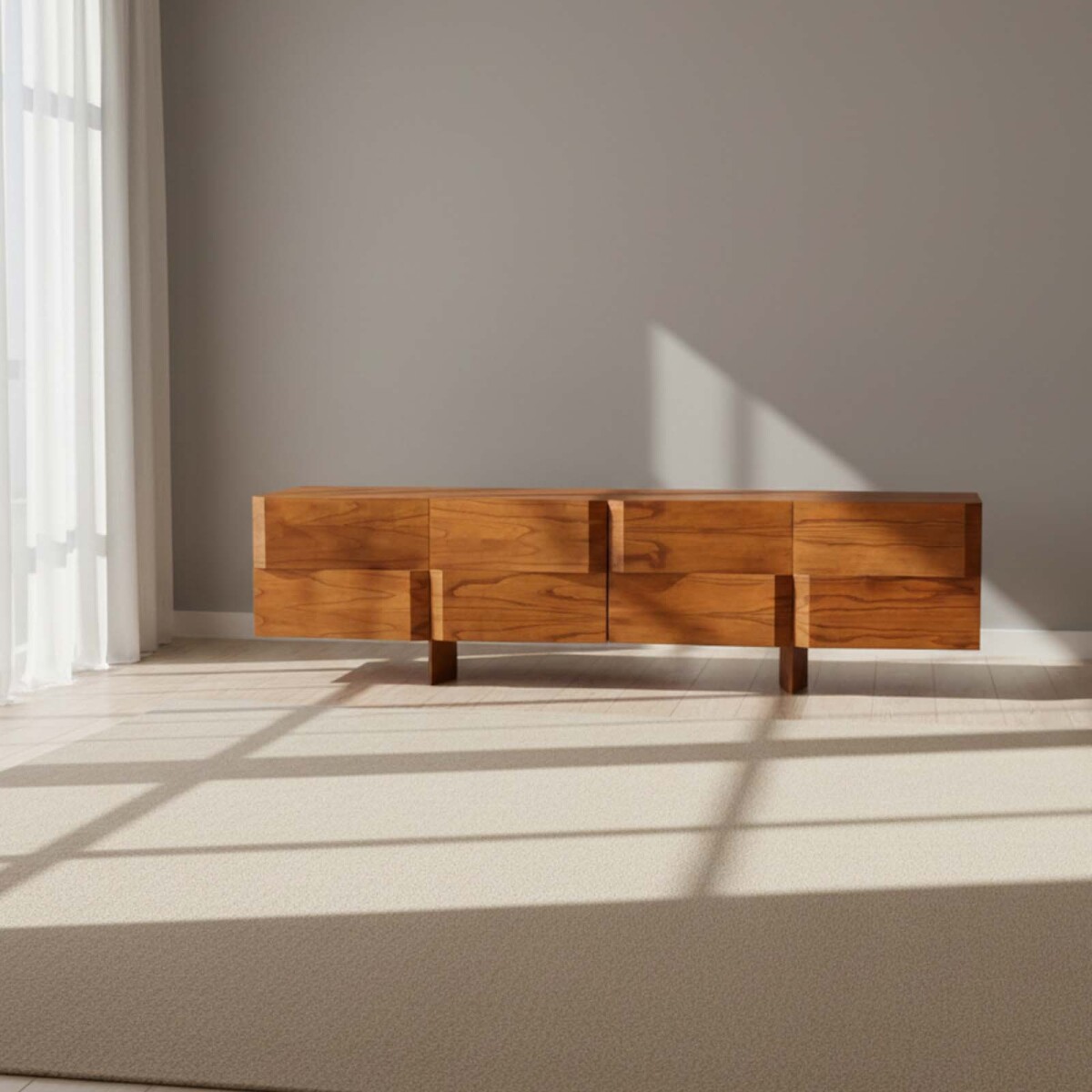 APARADOR/RACK - MADERA MARRON ORLA 