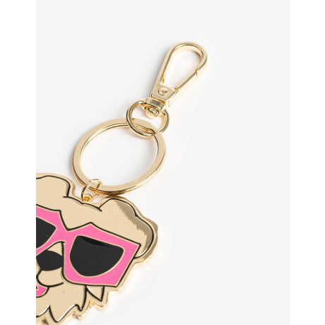 Llavero Y Bag Charm De Perro Con Anteojos Combinacion Bicolor