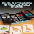Set Valija Maletín Arte Escolar Didáctico 145 Piezas Pintar Variante Diseño Dinosaurio