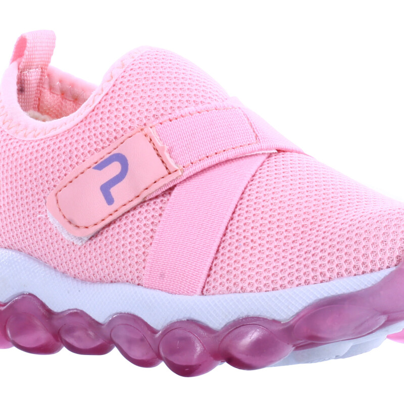 Championes de Niños Push YAGGY con velcro Rosado