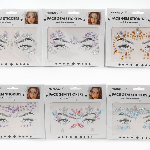 PEGATINAS DE GEMAS FACIALES PEGATINAS DE GEMAS FACIALES