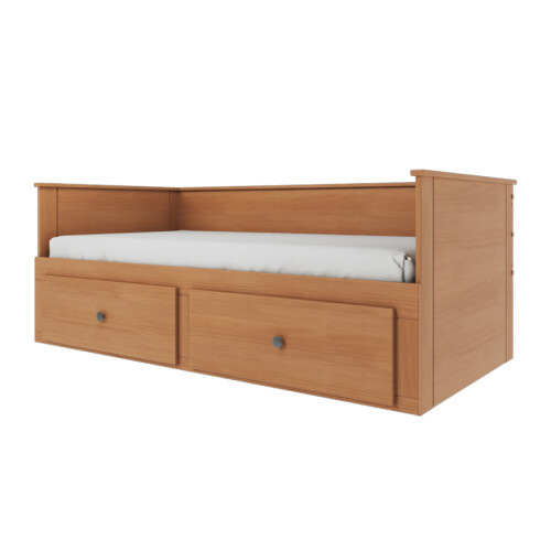 Cama Palino 1 Plaza / auxiliar - Funcional Marron
