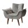 Sillón Butaca Eros Terciopelo 1 cuerpo BEIGE