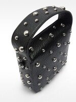 Bolso De Mano De Tachuelas negro