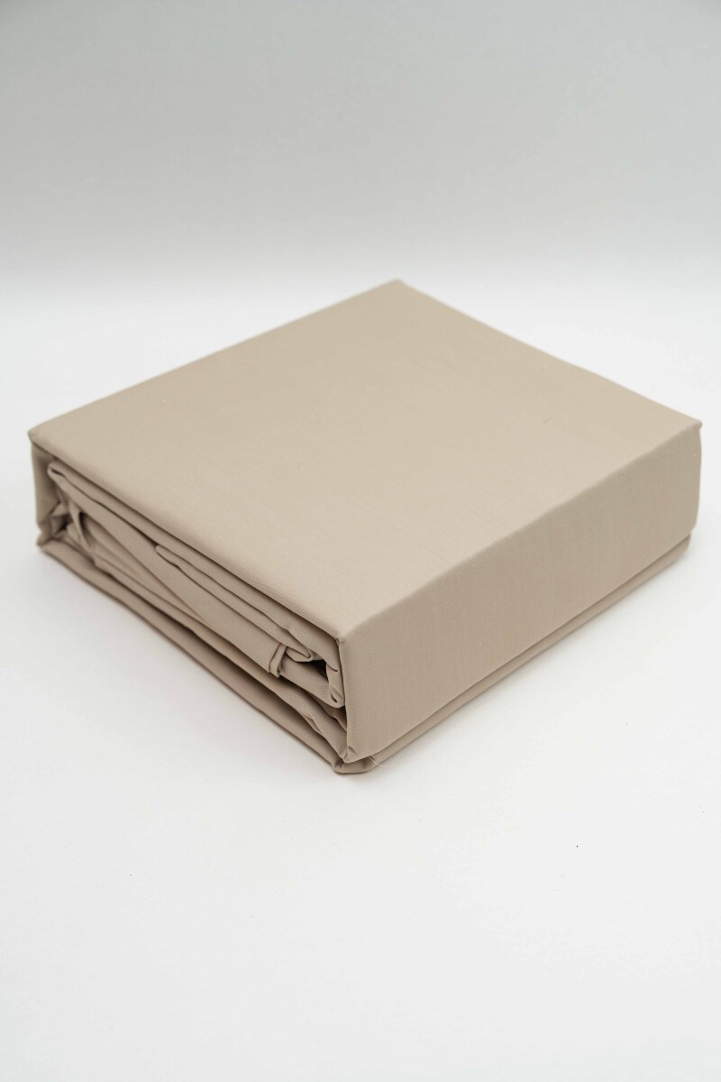 Sábanas 2 Plazas S. King 200 Hilos - Taupe / Mink / Vison 