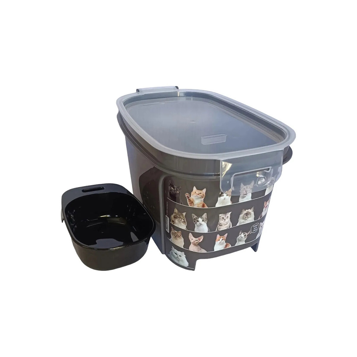 Porta Alimentos Para Mascotas hermético 4L - Gato 