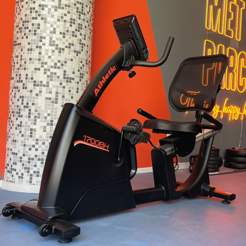 Bicicleta Ergométrica Horizontal Athletic 1700BH Gris