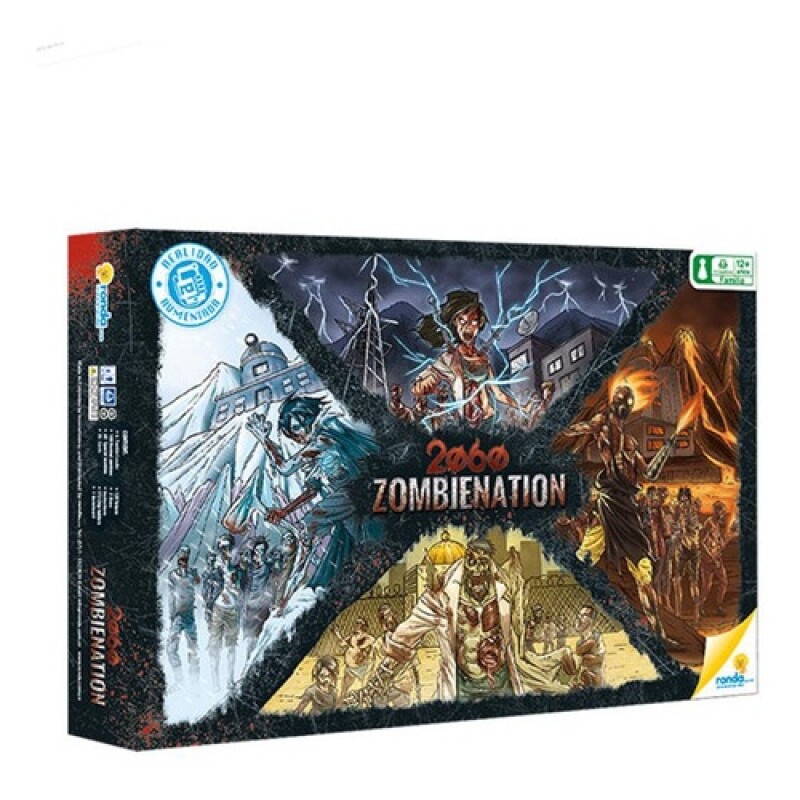 Juego de mesa Zombienation Ronda con realidad aumentada Juego de mesa Zombienation Ronda con realidad aumentada