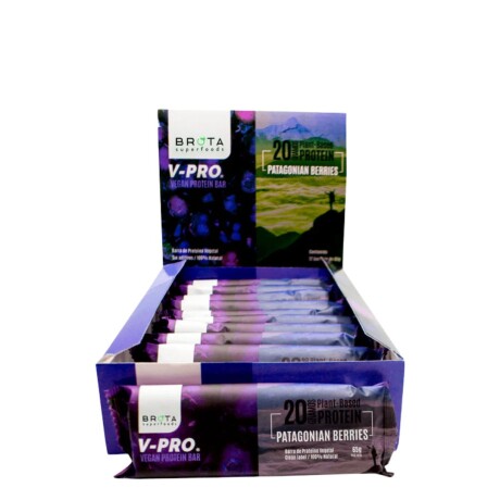 Protein Bar Vegan Caja x 12 Brota Patagonia & Berries