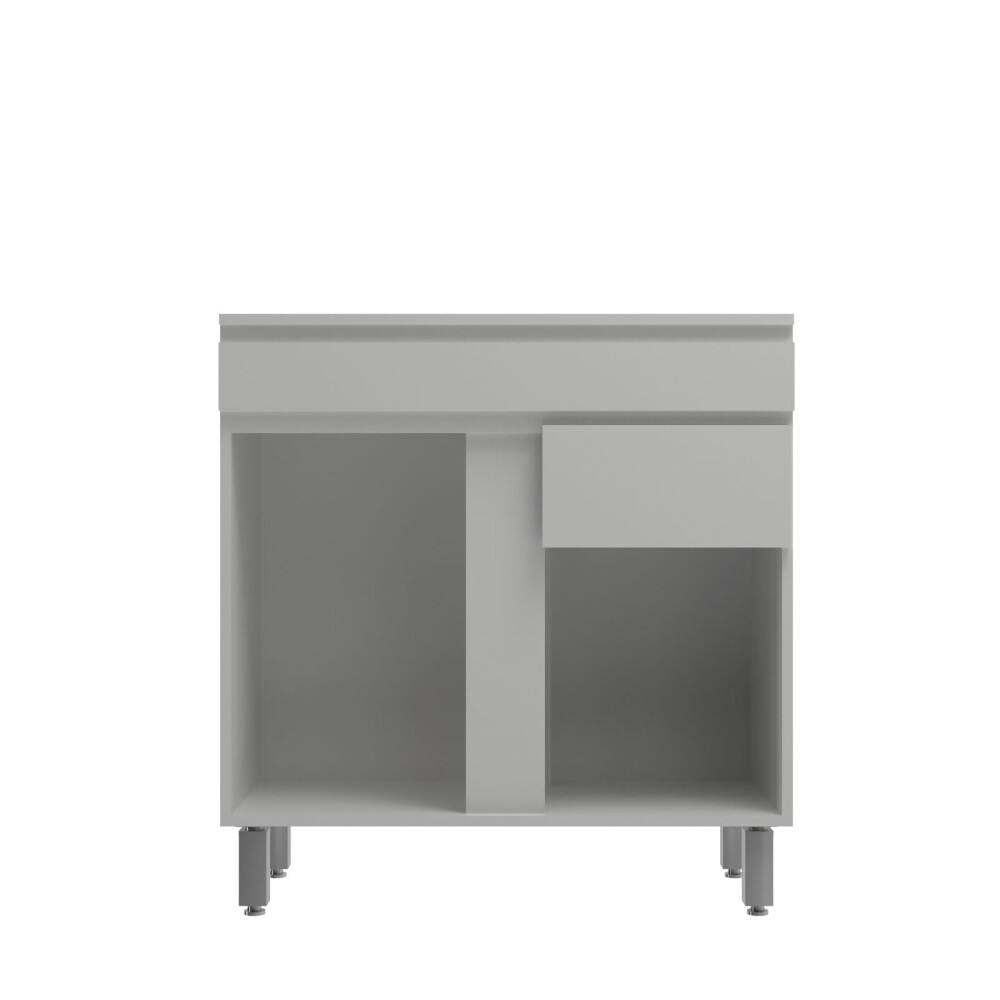 MUEBLE DE BAÑO 80 CM MDF BLANCO ONTARIO