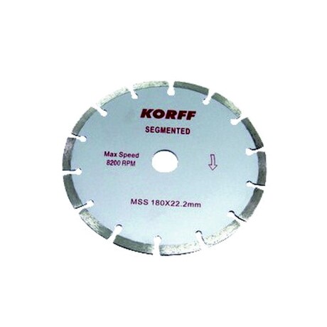 Disco segm/turbo 115mm corte seco Korff Disco segm/turbo 115mm corte seco Korff