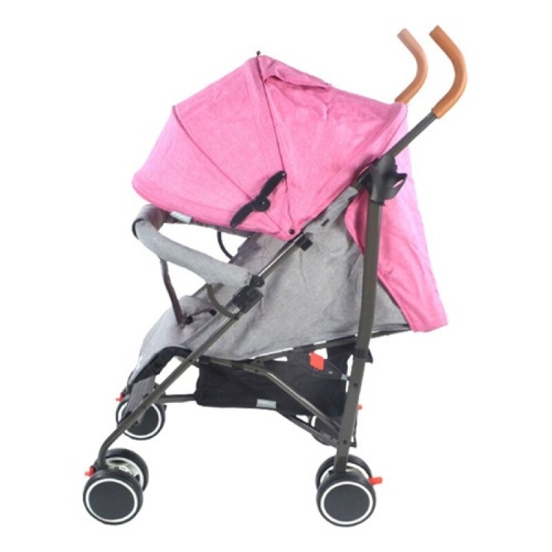 Cochecito Paragüitas Plegable Bebesit Clap Hasta 15Kg Rosa