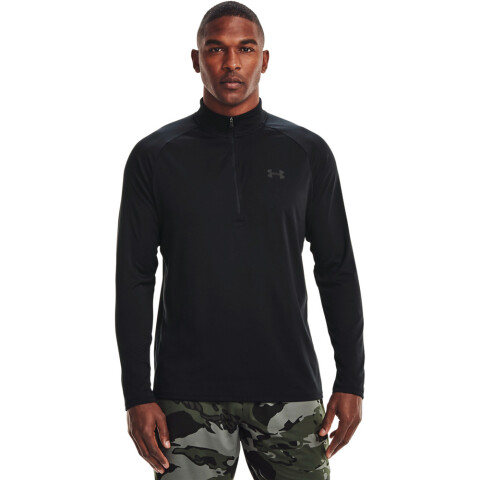 UA Tech 2.0 1/2 Zip-BLK BLK-001