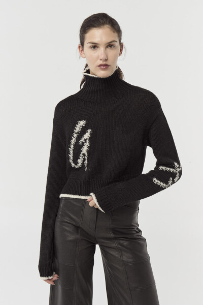 SWEATER TEX Negro